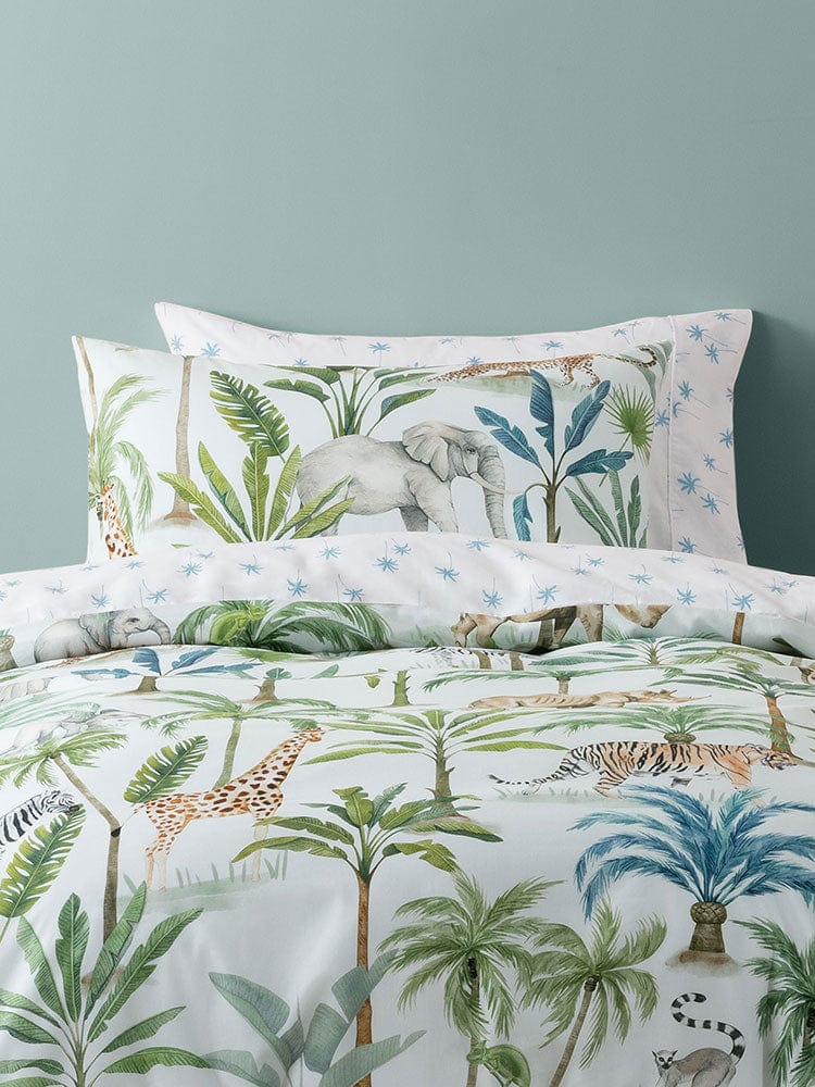 Linen House Duvet Cover Linen House Jungle Oasis Duvet Cover Set (7894756819033)