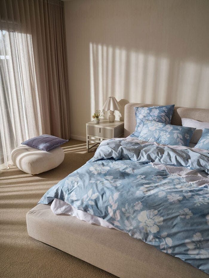 Linen House Duvet Cover Linen House Kayla Hydrangea Duvet Cover Set