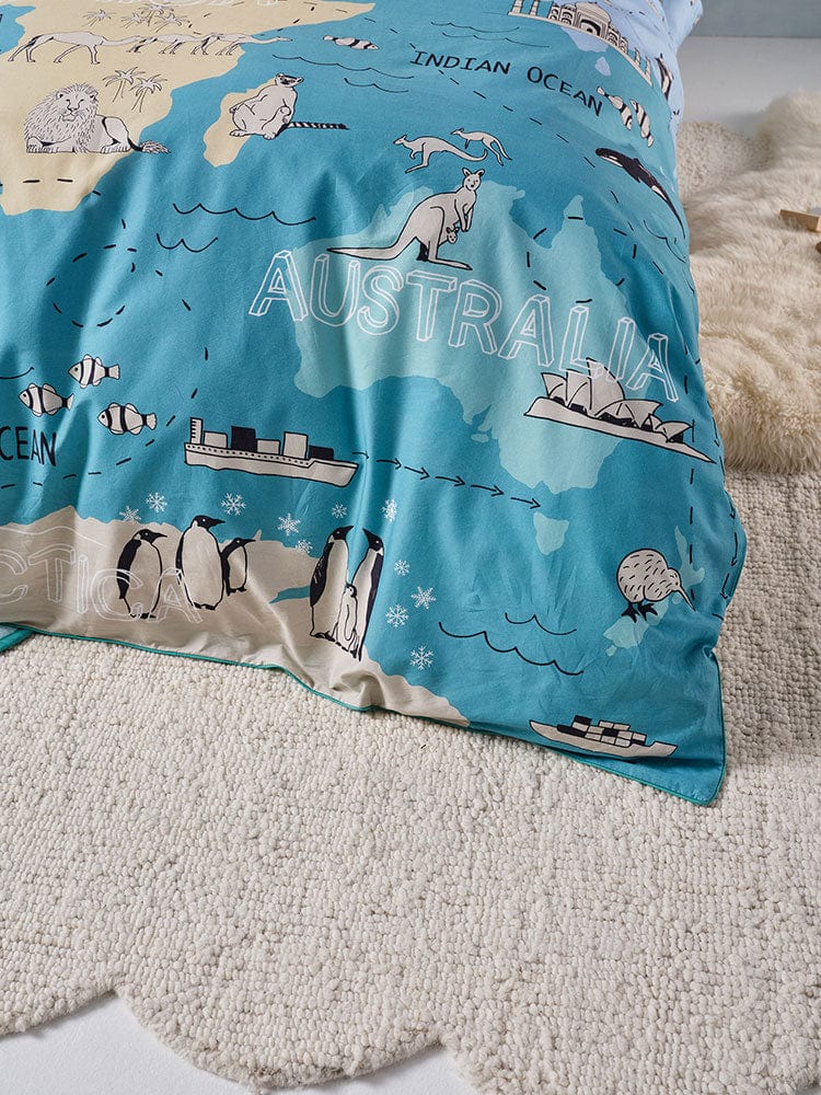 Linen House Duvet Cover Linen House Multi Atlas Duvet Cover Set