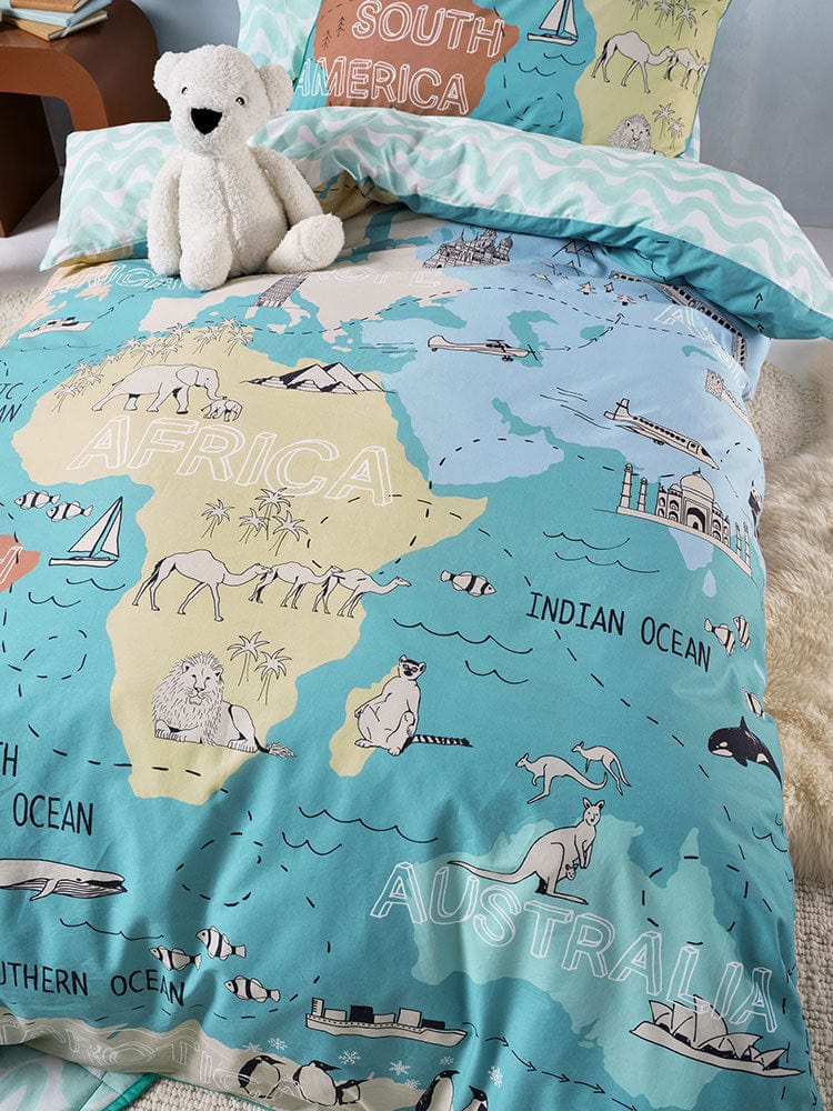 Linen House Duvet Cover Linen House Multi Atlas Duvet Cover Set