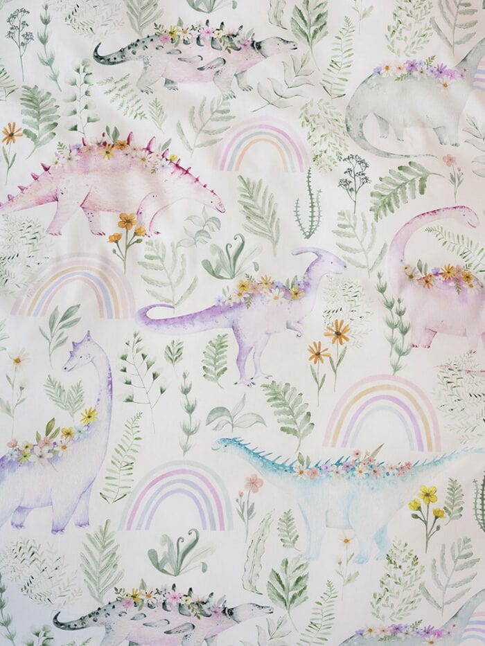 Linen House Duvet Cover Linen House Multi Dino Garden Duvet Cover Set (7894761144409)