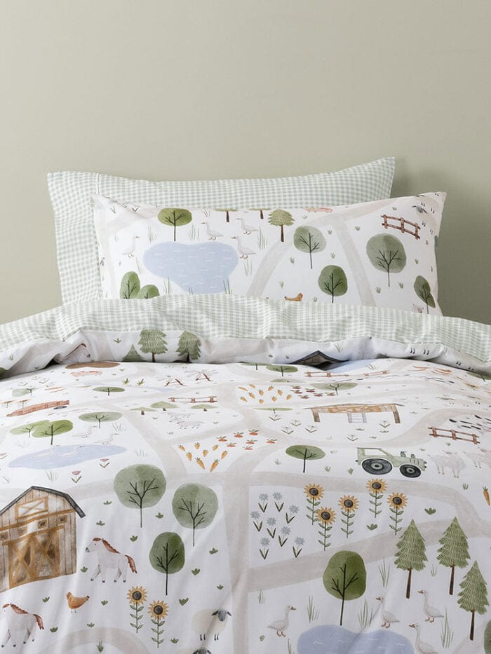 Linen House Duvet Cover Linen House Multi On The Farm Duvet Cover Set (7894765535321)