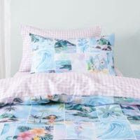 Linen House Duvet Cover Linen House Multi Palm Paradise Duvet Cover Set