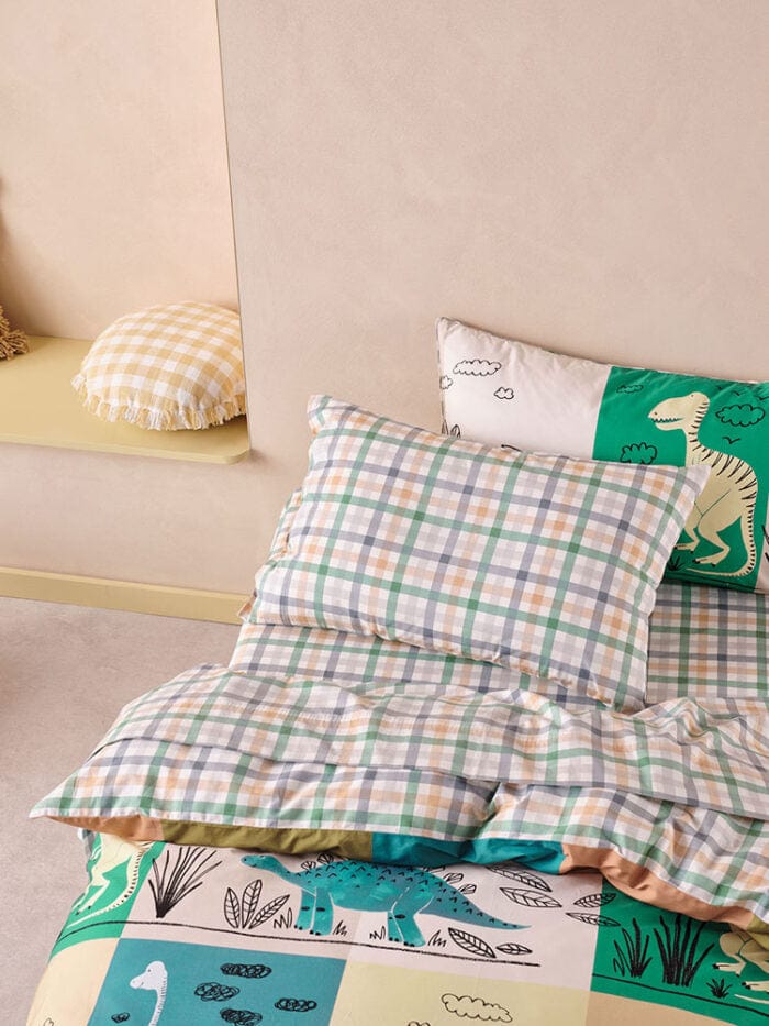 Linen House Duvet Cover Linen House Multi Prehistoric Patchwork Duvet Cover Set (7881398354009)