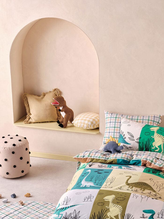 Linen House Duvet Cover Linen House Multi Prehistoric Patchwork Duvet Cover Set (7881398354009)