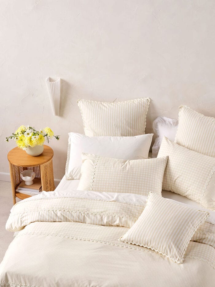 Linen House Duvet Cover Linen House Natural Chica Duvet Cover Set (7822573076569)