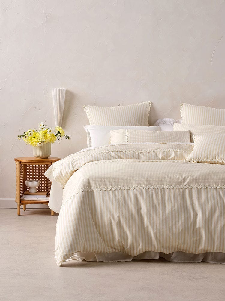 Linen House Duvet Cover Linen House Natural Chica Duvet Cover Set (7822573076569)