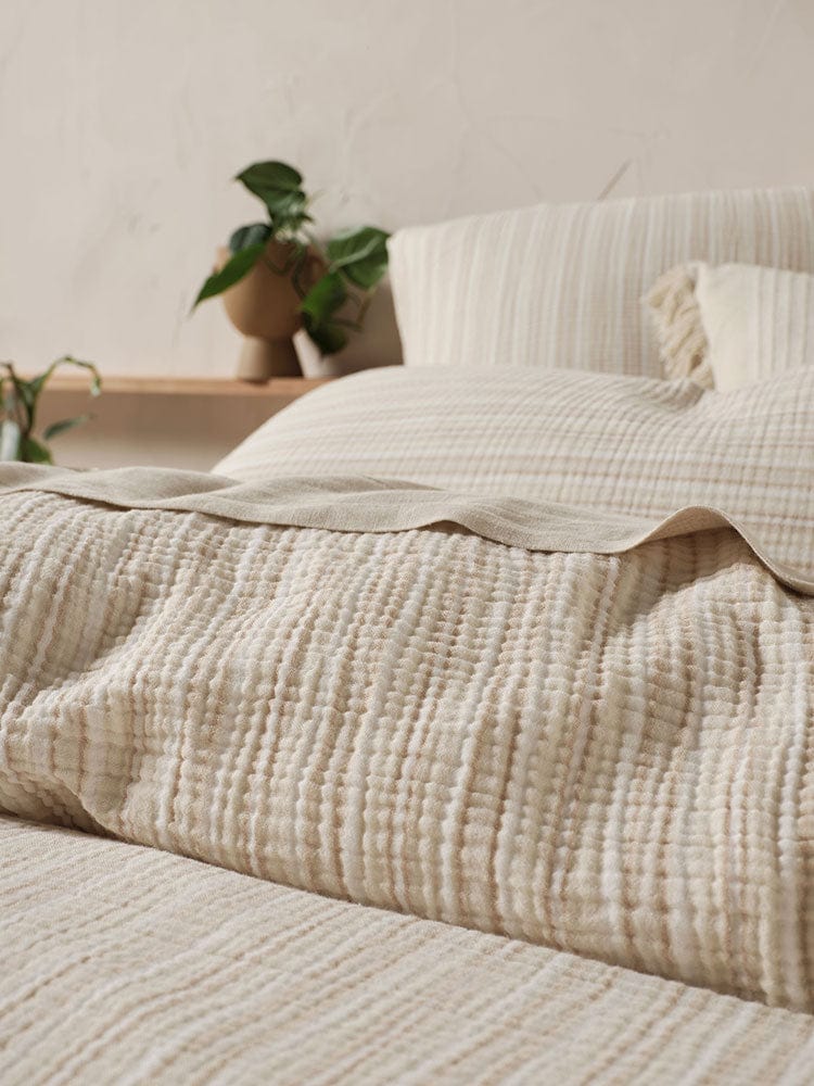 Linen House Duvet Cover Linen House Natural Majorca Duvet Cover Set (7810185527385)