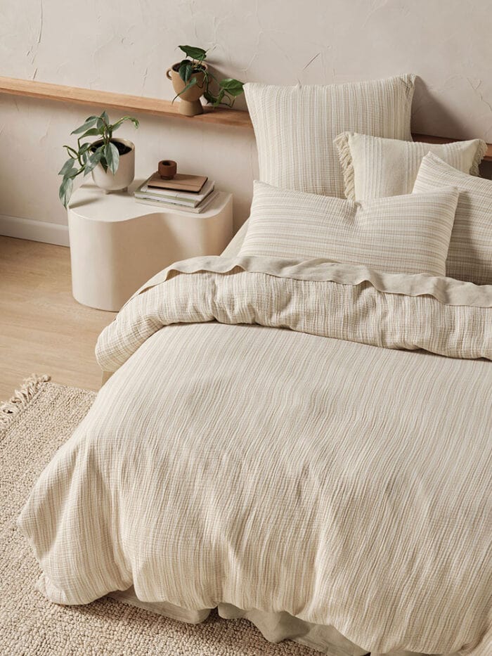 Linen House Duvet Cover Linen House Natural Majorca Duvet Cover Set (7810185527385)