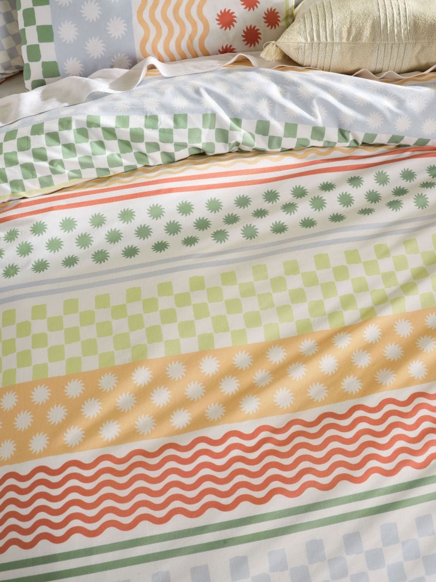 Linen House Duvet Cover Linen House Papaya Noto Duvet Cover Set (7742302748761)