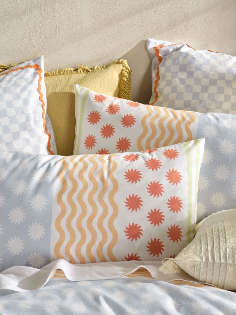 Linen House Duvet Cover Linen House Papaya Noto Duvet Cover Set (7742302748761)