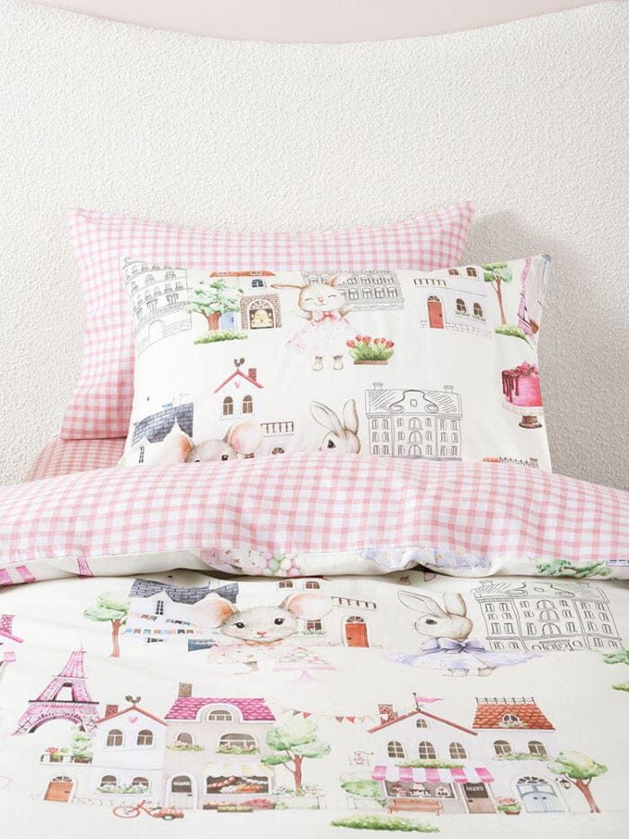 Linen House Duvet Cover Linen House Paris Tails Biscuit Duvet Cover Set
