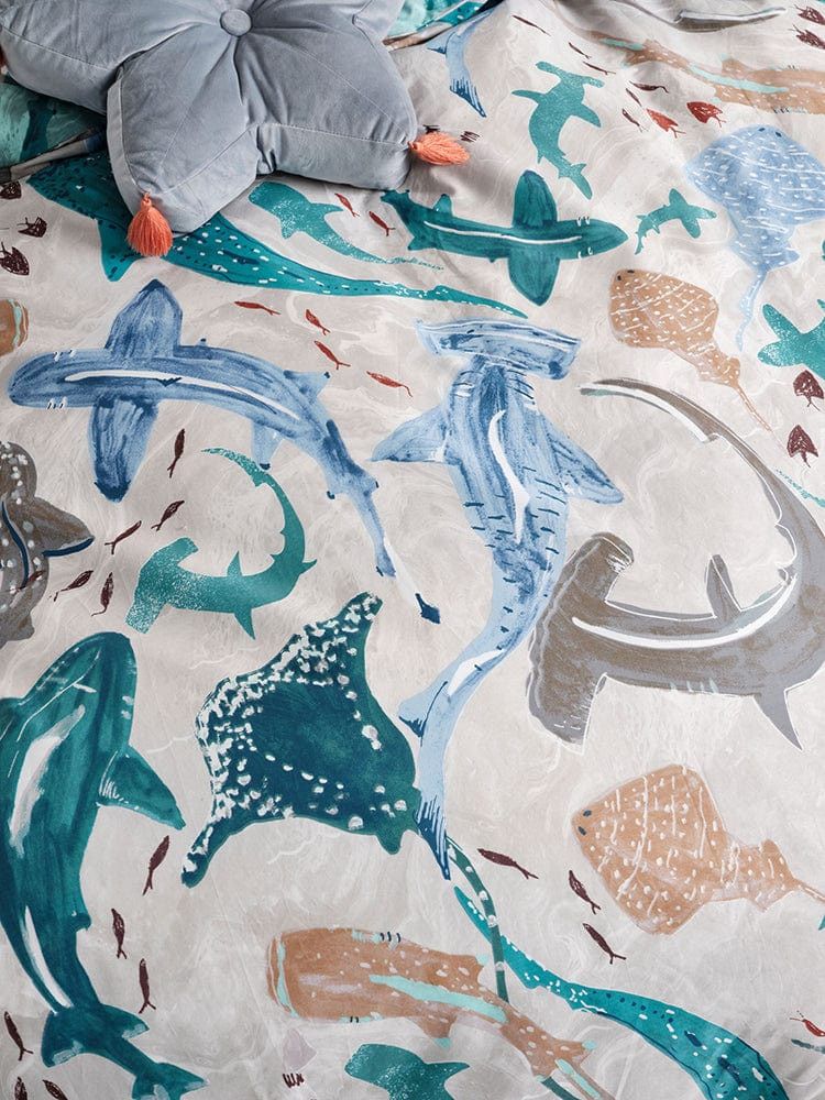 Linen House Duvet Cover Linen House Shark School Duvet Cover Set