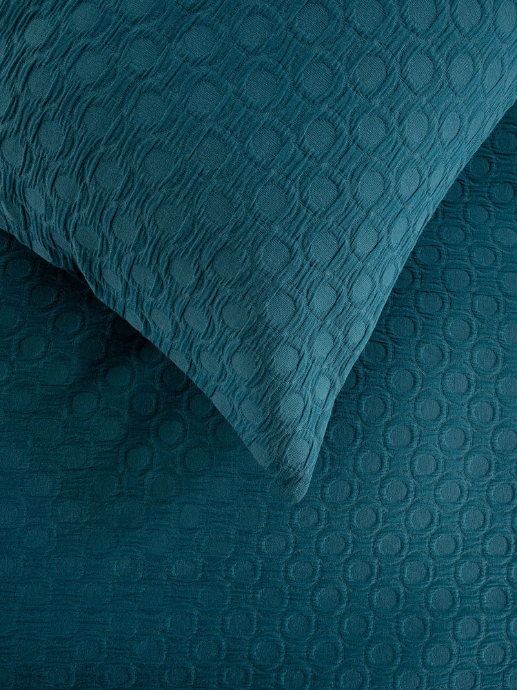 Linen House Duvet Cover Linen House Teal Eclipse Duvet Cover Set (7309385531481)