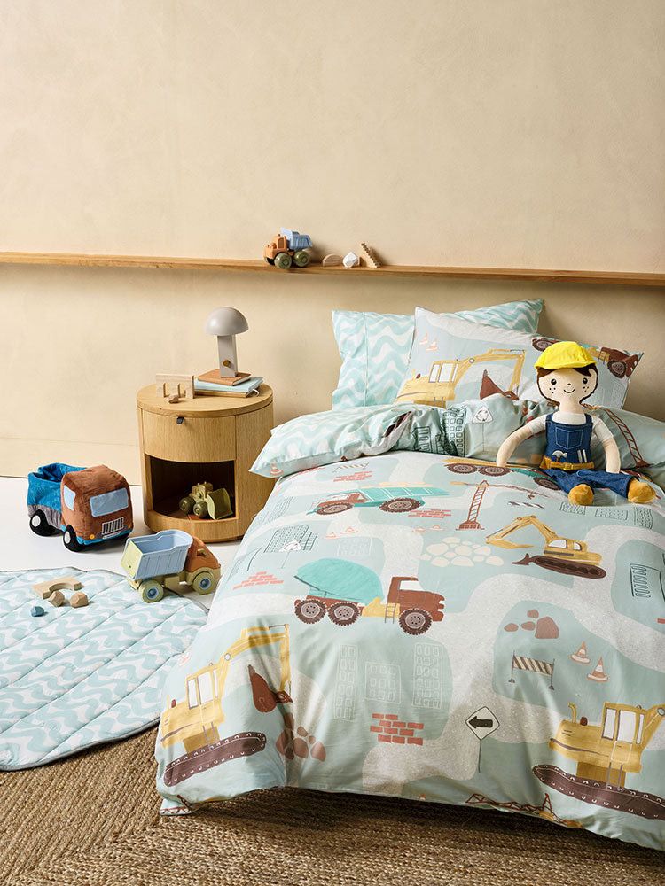 Linen House Duvet Cover Linen House Teal The Big Build Duvet Cover Set