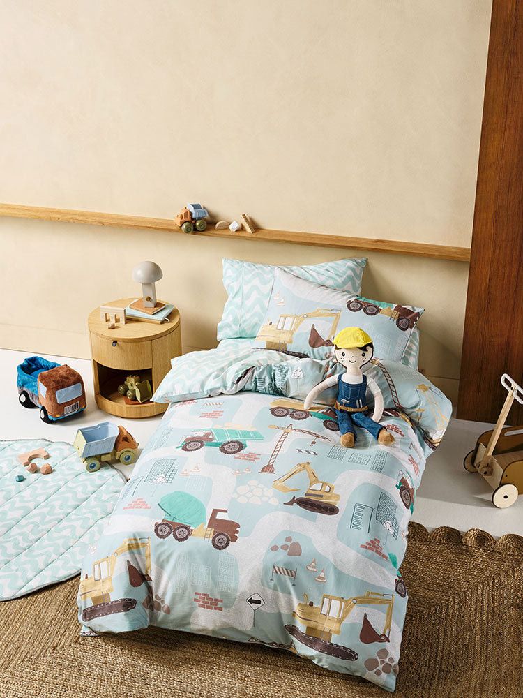 Linen House Duvet Cover Linen House Teal The Big Build Duvet Cover Set