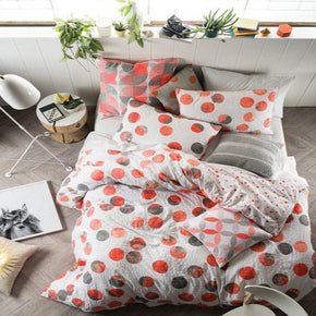 Linen House Duvet Cover Linen House Tika Coral Double Duvet Cover Set (7501547896921)