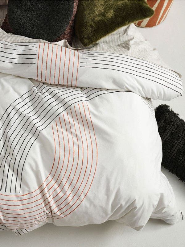 Linen House Duvet Cover Linen House Tofu Lex Duvet Cover Set