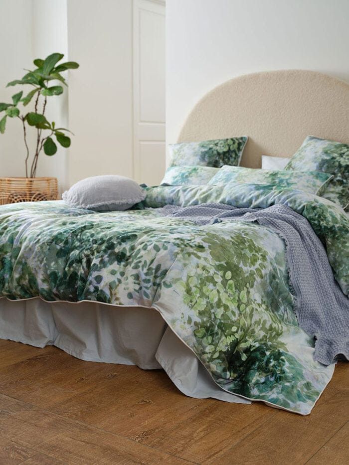 Linen House Duvet Cover Linen House Treetop Emerald Duvet Cover Set