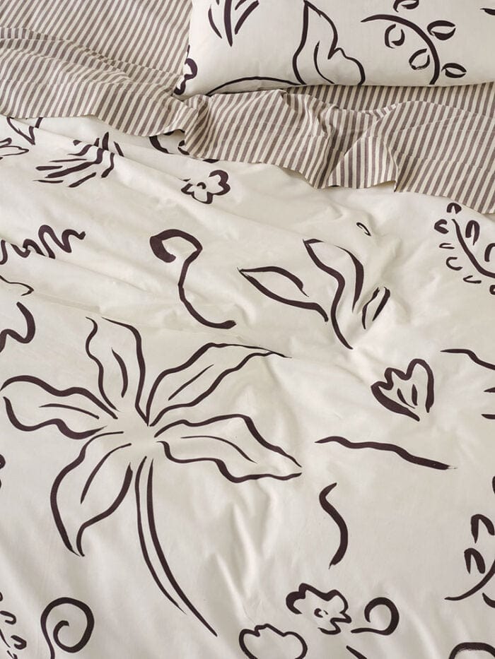 Linen House Duvet Cover Linen House Vanilla Kenzi Duvet Cover Set