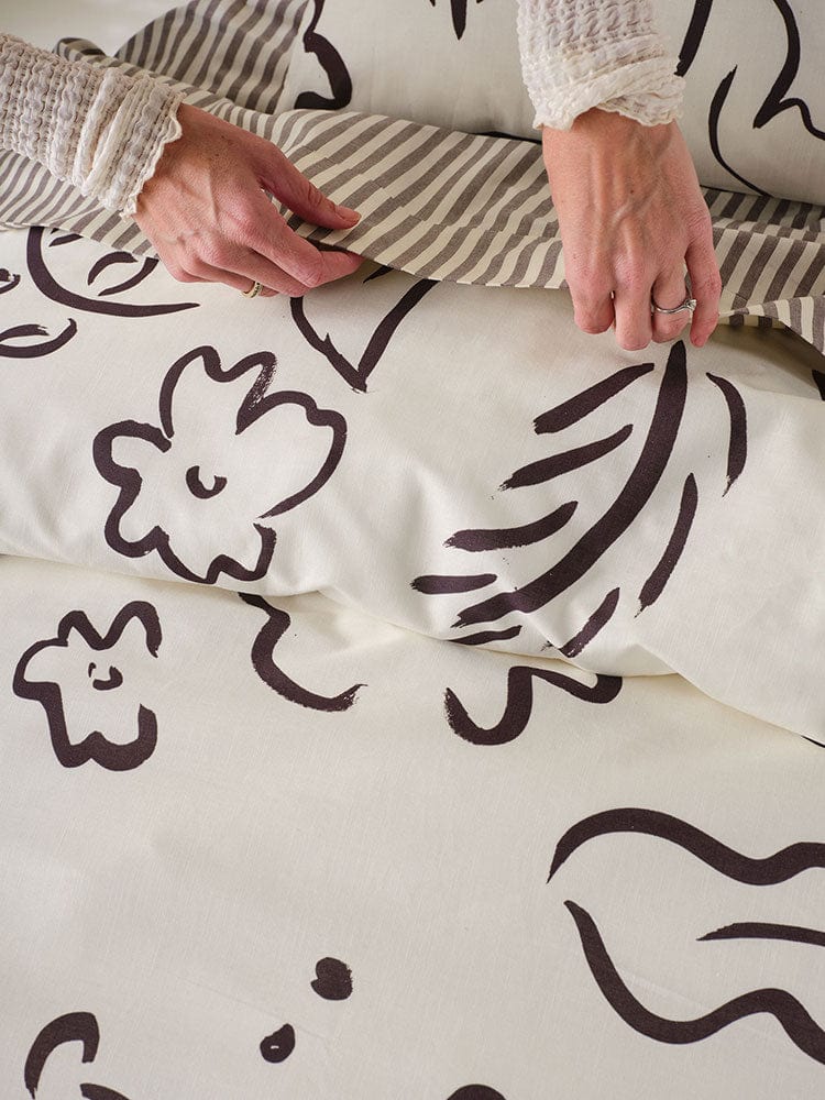 Linen House Duvet Cover Linen House Vanilla Kenzi Duvet Cover Set