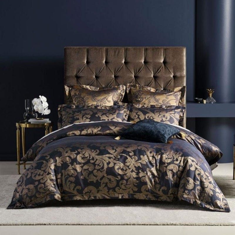 Linen House Duvet Cover Linen House Verity Navy Duvet Cover Set