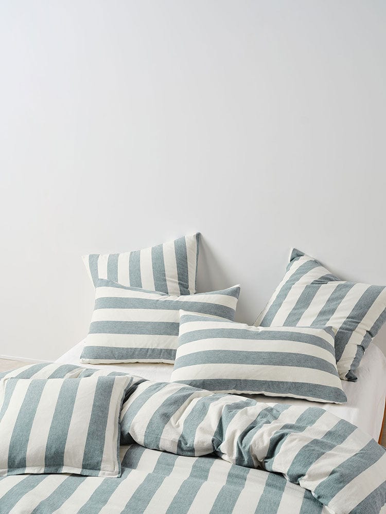 Linen House Duvet Cover Linen House Vintage Stripe Denim Duvet Cover Set