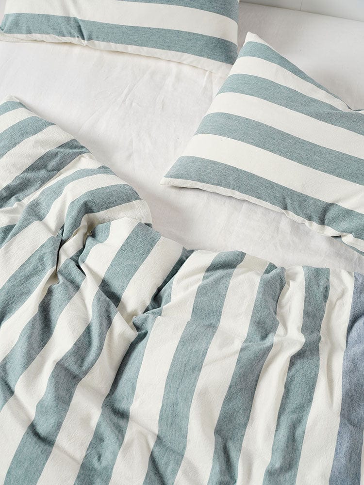 Linen House Duvet Cover Linen House Vintage Stripe Denim Duvet Cover Set
