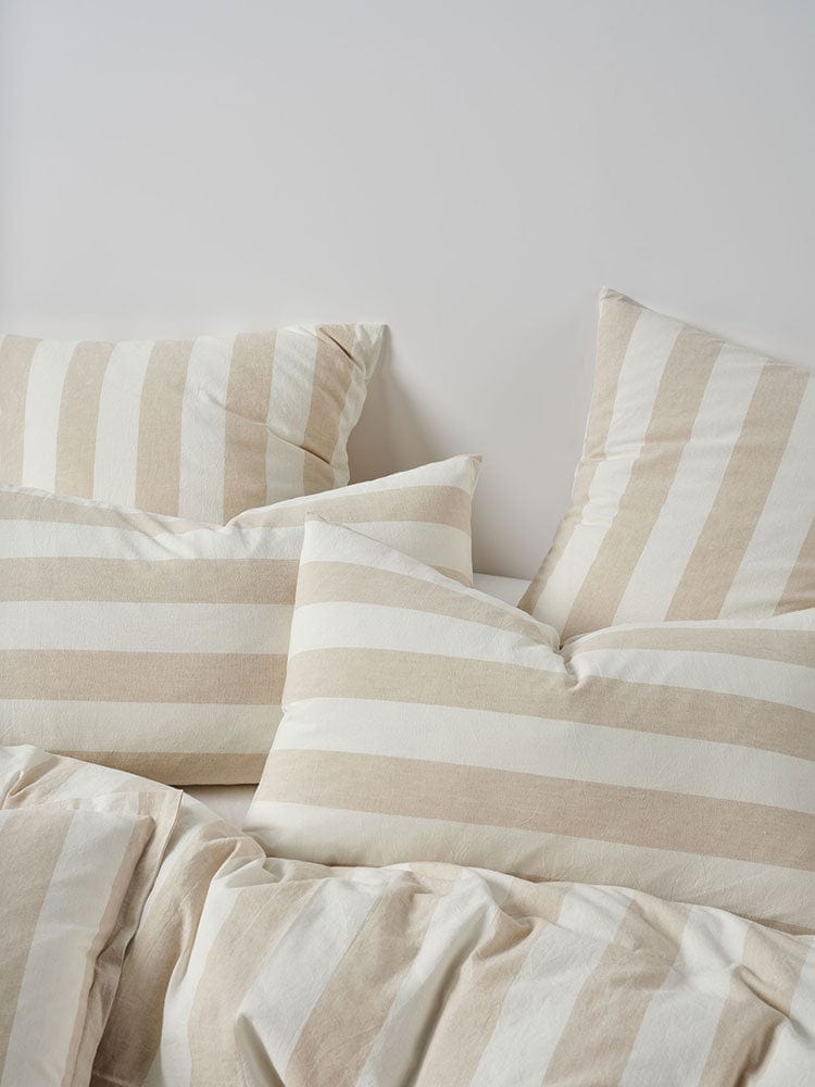 Linen House Duvet Cover Linen House Vintage Stripe Natural Duvet Cover Set
