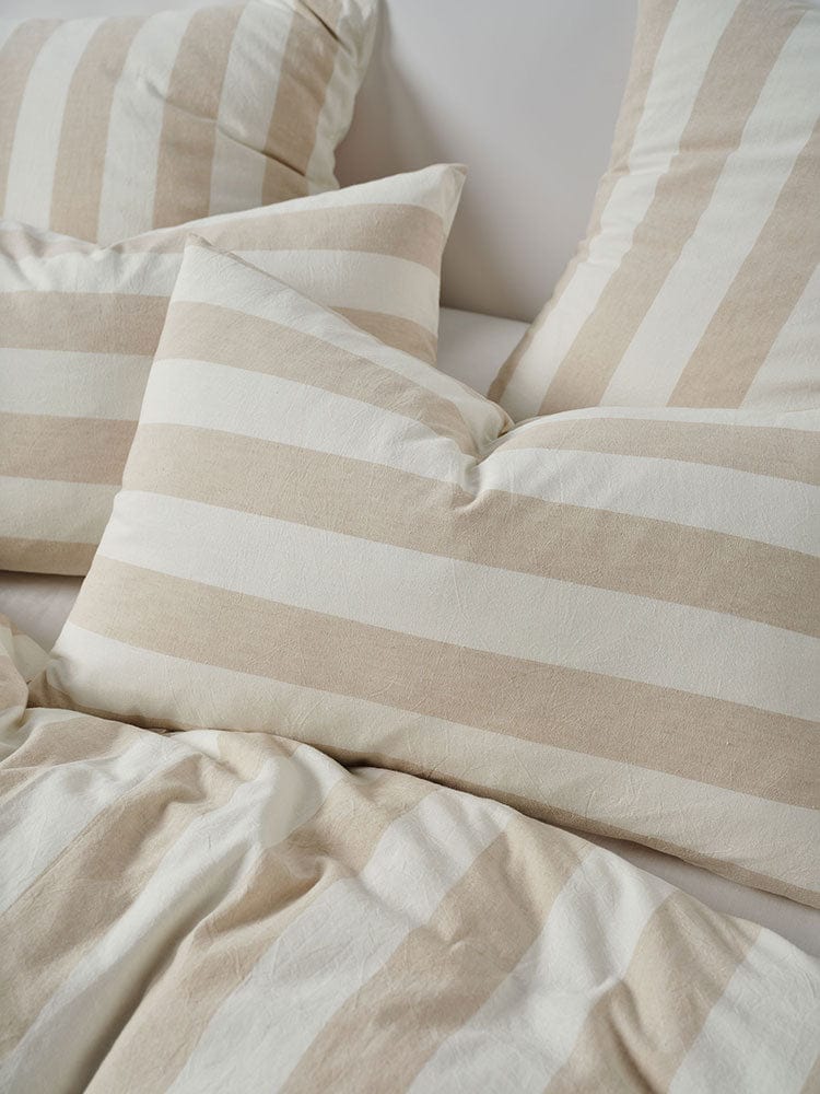 Linen House Duvet Cover Linen House Vintage Stripe Natural Duvet Cover Set