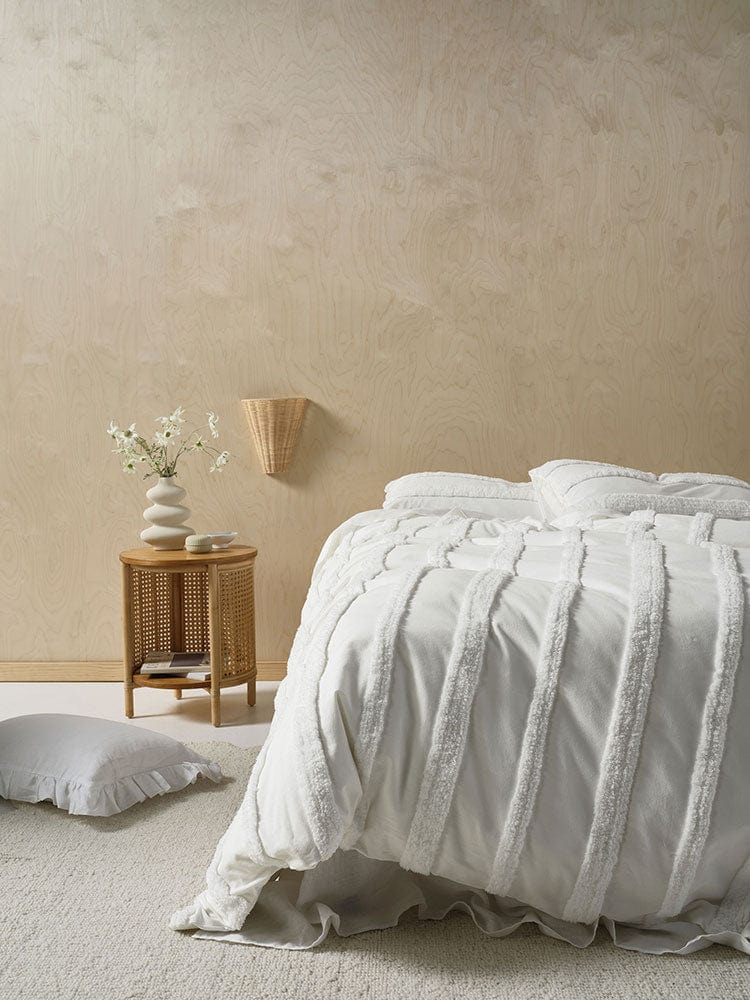 Linen House Duvet Cover Linen House White Cillian Duvet Cover Set