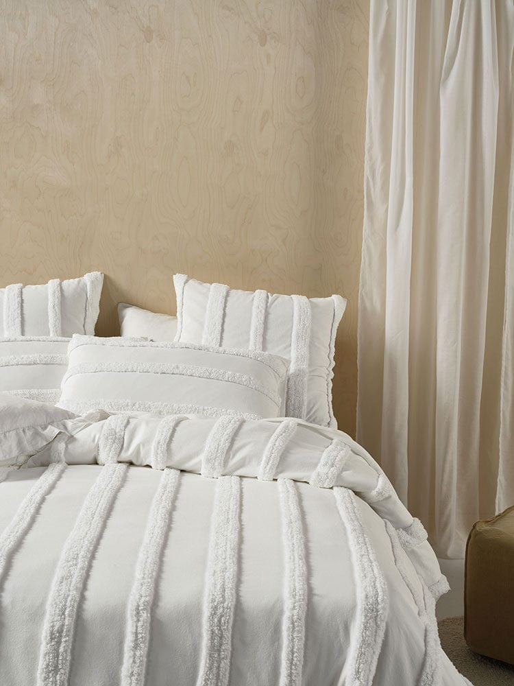 Linen House Duvet Cover Linen House White Cillian Duvet Cover Set