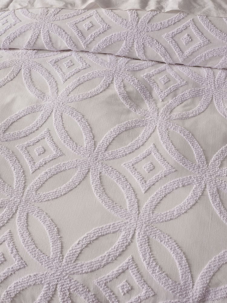 Linen House Duvet Cover Linen House White Nancy Duvet Cover Set (7742344822873)