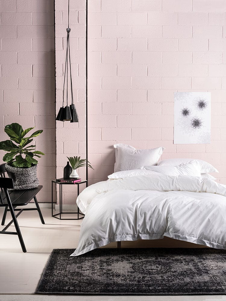 Linen House Duvet Cover Linen House White Nara Duvet Cover Set (7499226382425)
