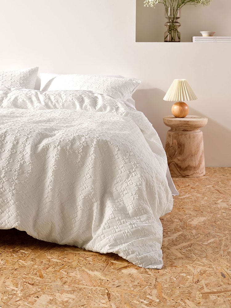 Linen House Duvet Cover Linen House White Odyssey Duvet Cover Set (7314265145433)