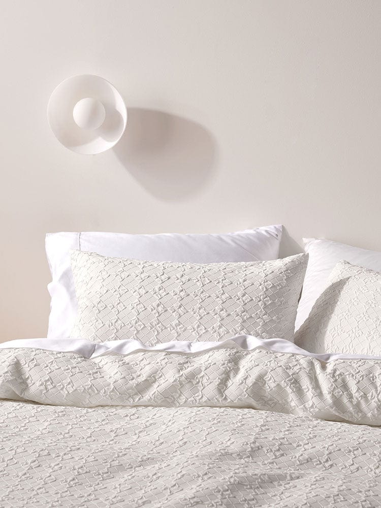 Linen House Duvet Cover Linen House White Odyssey Duvet Cover Set (7314265145433)