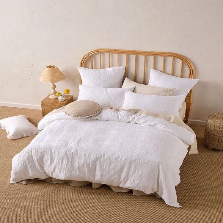 Linen House Duvet Cover Linen House White Seren White Duvet Cover Set