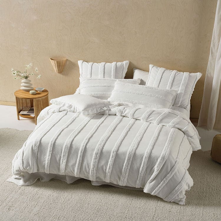 Linen House Duvet Cover Queen Linen House White Cillian Duvet Cover Set