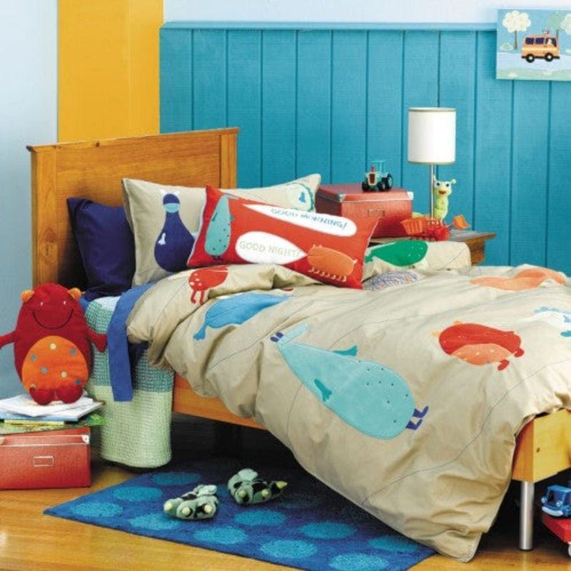 Linen House Duvet Cover Single Linen House Hiccups Monster Mash Duvet Cover Set