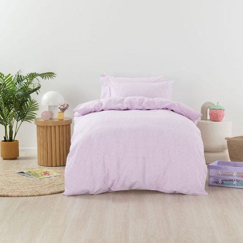 Linen House Duvet Cover Single Linen House Jagger Lilac Duvet Cover Set (7894751084633)