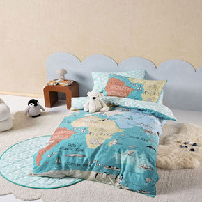 Linen House Duvet Cover Single Linen House Multi Atlas Duvet Cover Set
