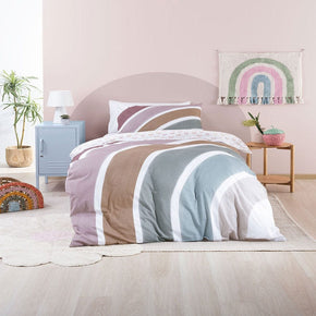 Linen House Duvet Cover Single Linen House Rainbow Days Duvet Cover Set (7529043984473)