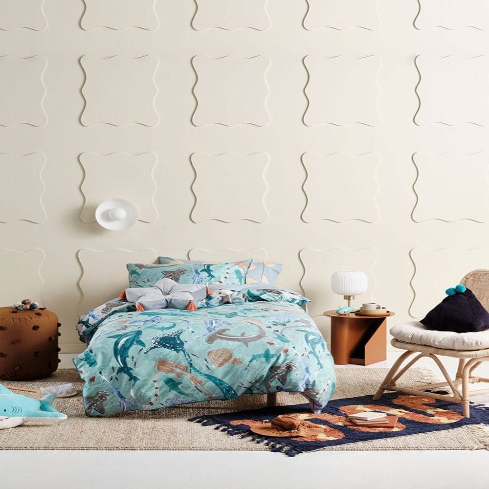 Linen House Duvet Cover Single Linen House Shark School Duvet Cover Set