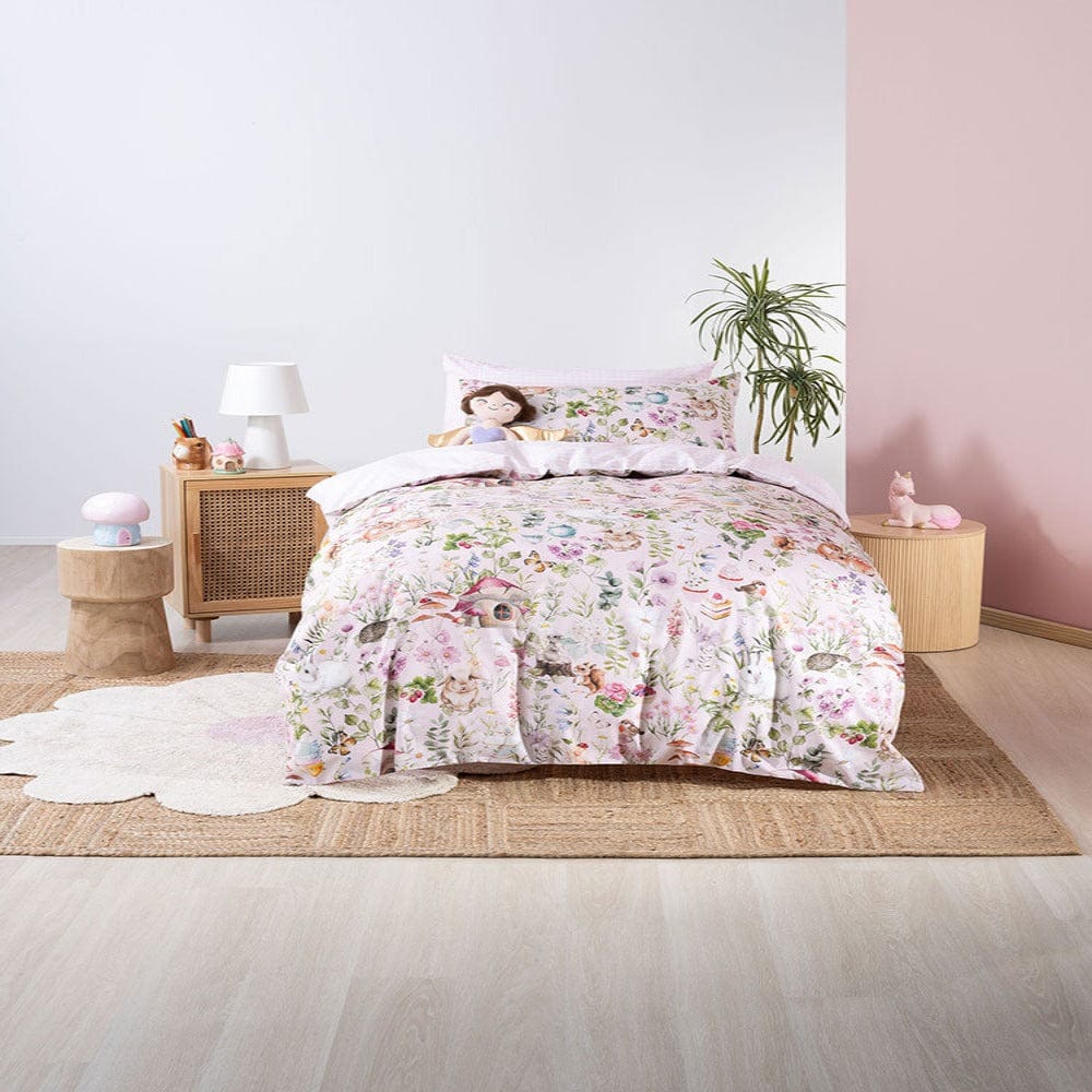 Linen House Duvet Cover Single Linen House Tea Party Duvet Cover Set (7529043165273)