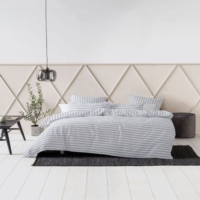 Linen House Duvet Cover Three Quarter Linen House Charlie Grey Duvet Cover Set