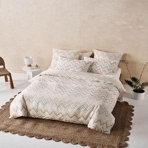 Linen House Duvet Cover Three Quarter Linen House Nutmeg Suki Duvet Cover Set (7884596936793)