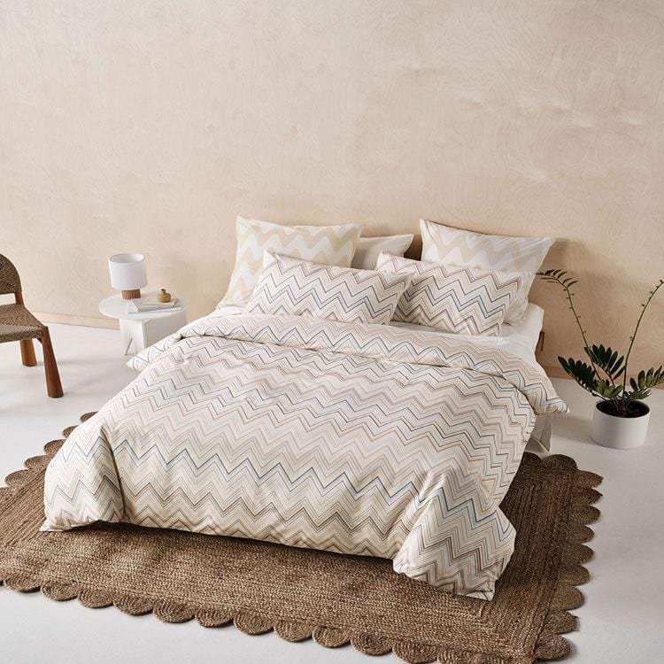 Linen House Duvet Cover Three Quarter Linen House Nutmeg Suki Duvet Cover Set (7884596936793)