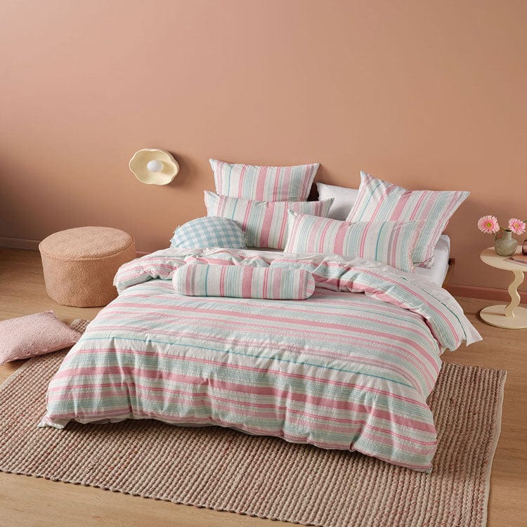 Linen House Duvet Cover Three Quarter Linen House Watermelon Otillo Duvet Cover Set (7895532830809)