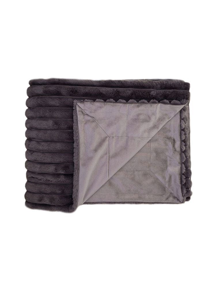 Linen House Fur Throw Linen House Decadence Fur Throw 150x200cm Moonstone