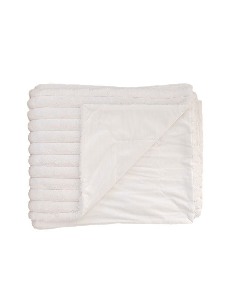 Linen House Fur Throw Linen House Decadence Fur Throw 150x200cm Pearl